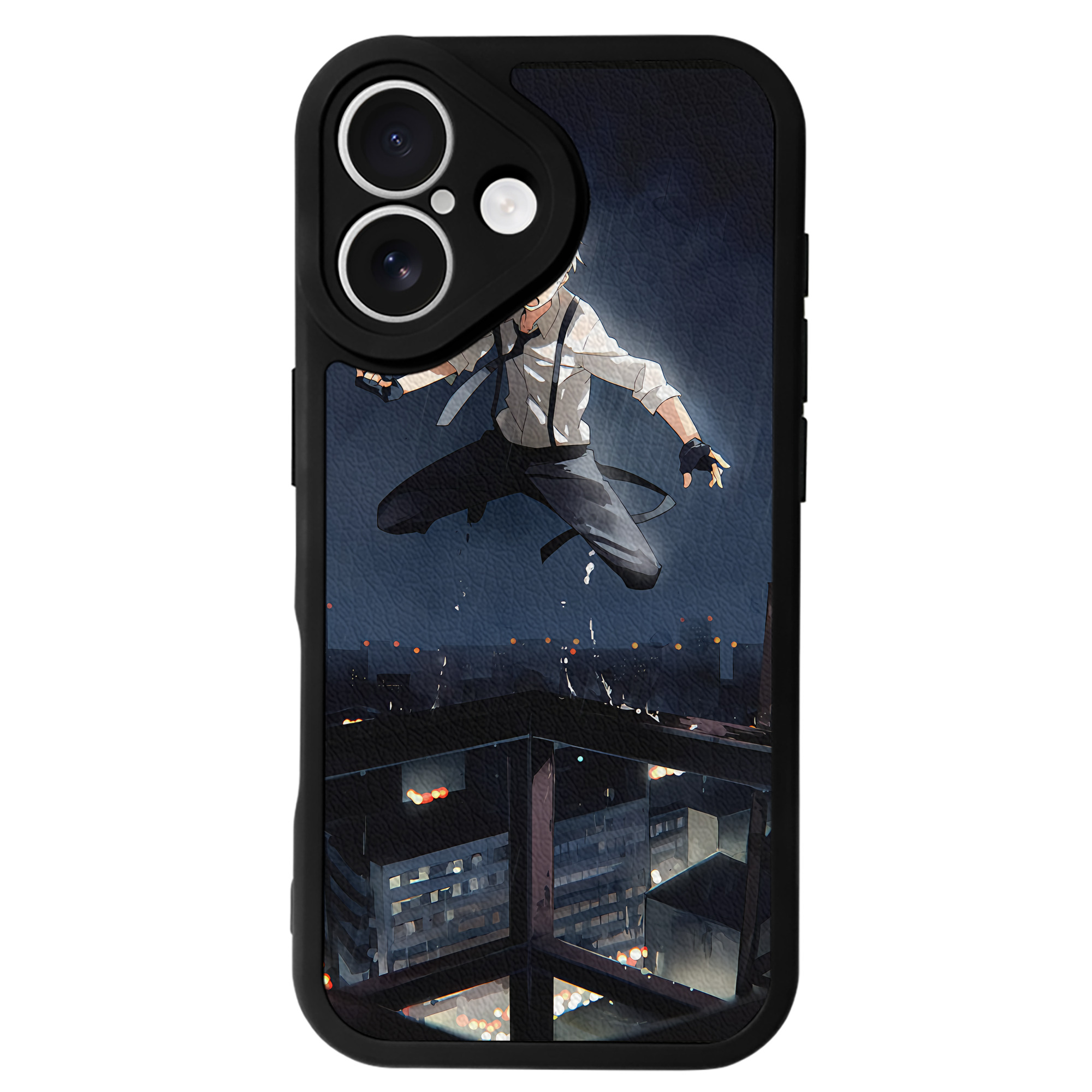 （画像用） 文豪ストレイドッグス Bungo Stray Dogs 【iPhone 16シリーズ対応】シリコンスマホケース（レザー調） 材質：シリコン